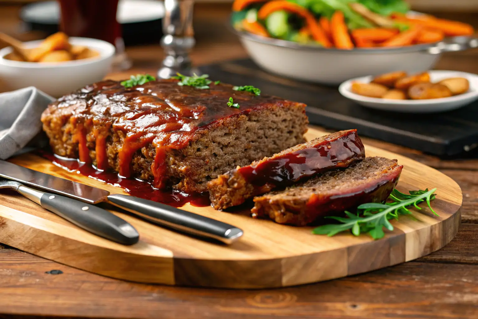 Barbecue meatloaf