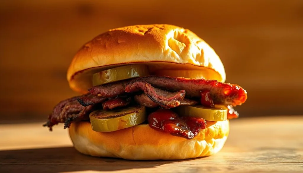 Texas-Style Brisket Sandwich Texas-Style Brisket Sandwich