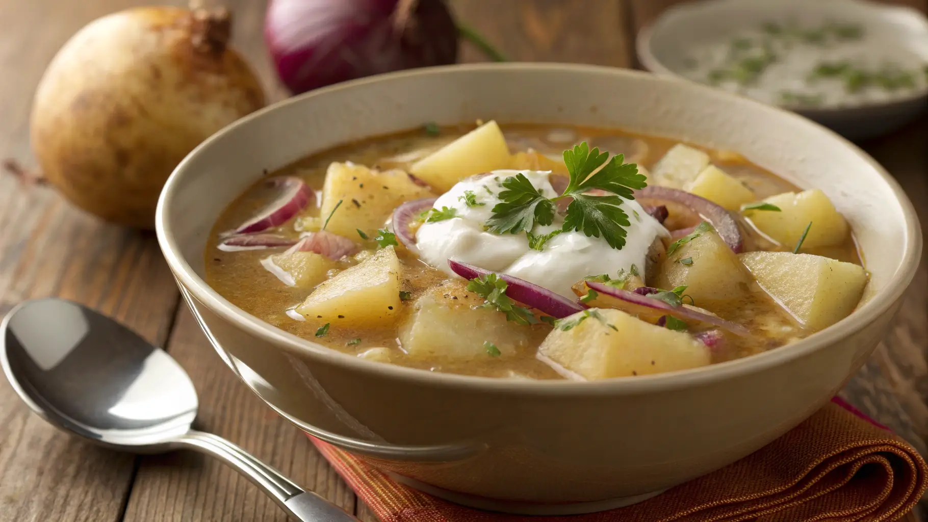 potato onion soup